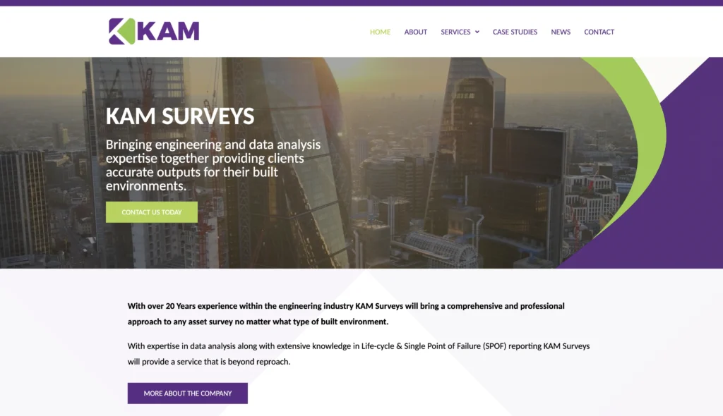 KAM Surveys -Website development