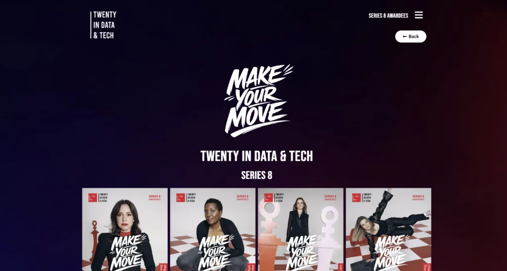 Microsites for Women in Data