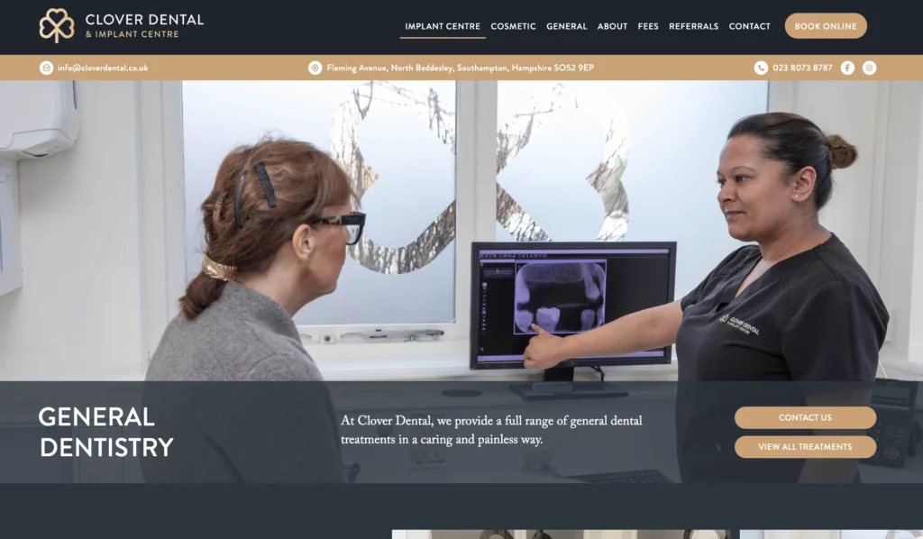 Clover Dental - SEO Services Project