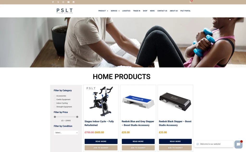eCommerce website design