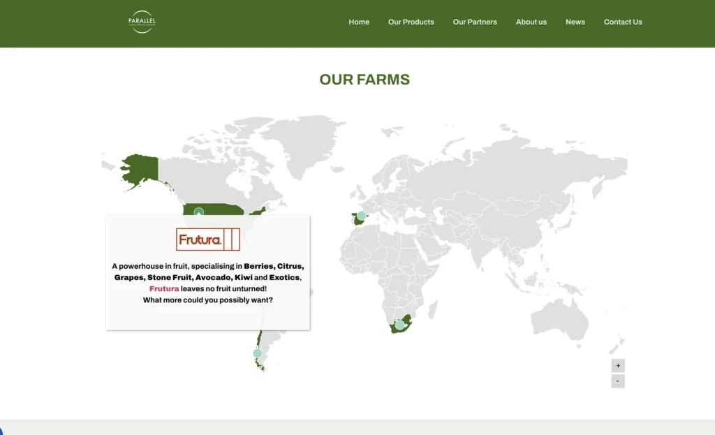 Fresh Hub Group - Website design